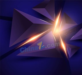 立体破碎的石块矢量素材